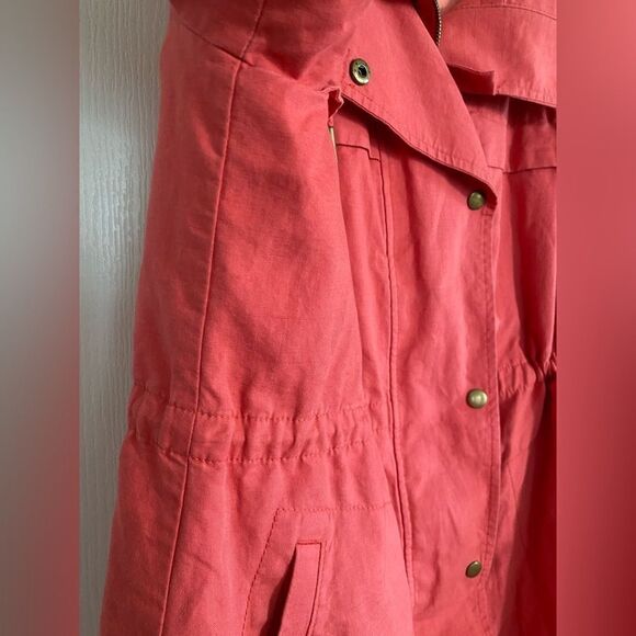 Loft Cotton Linen Blend Jacket Pink Women’s Size Small GUC - Picture 8 of 15